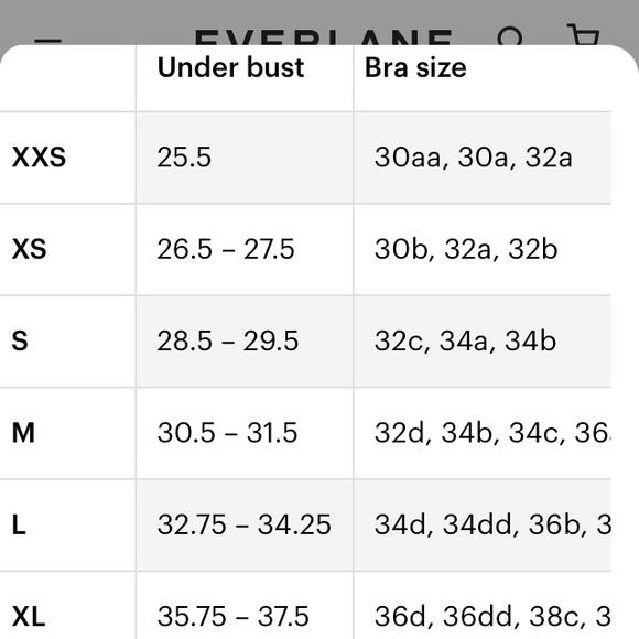 Everlane The Invisible Bra Renew Light Tan XS NWT Seamless Cups Smoothing - Picture 5 of 7